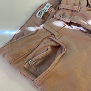 Zara Basic Dusty Rose Pink skinny jeans denim z1975